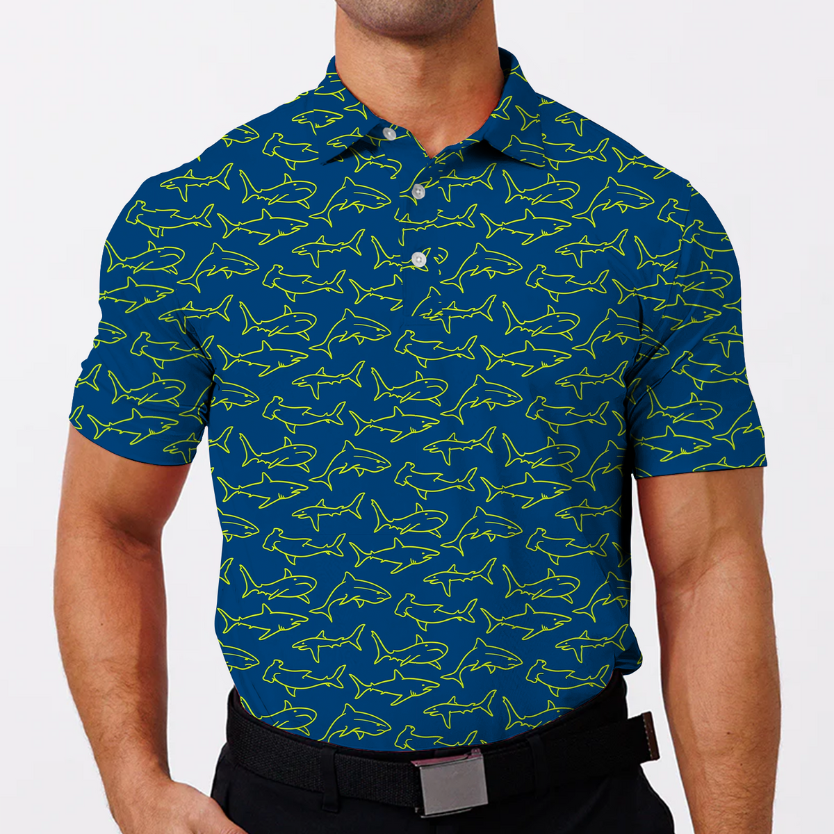 Sharks Polo Shirt Lengan Pendek Basic main image 0